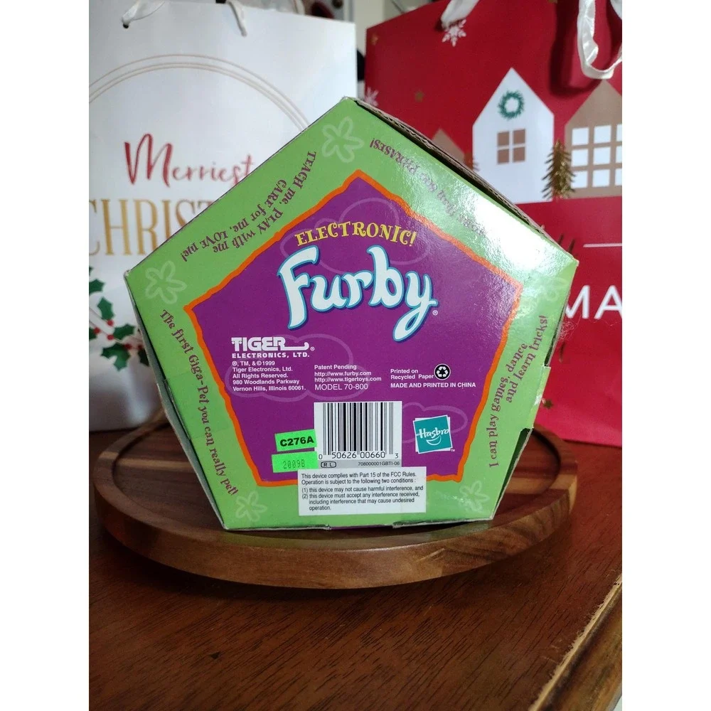 Furby Bumblebee with box- Vintage toy from 1998